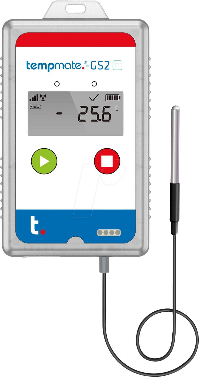 TEMPMATE G2E - Einweg-Datenlogger, TEMPMATE.®-G2E, IP65 von TEMPMATE
