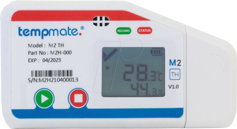 TEMPMATE M2H-000 - Mehrweg-Datenlogger, TEMPMATE.®-M2H, IP65 von TEMPMATE