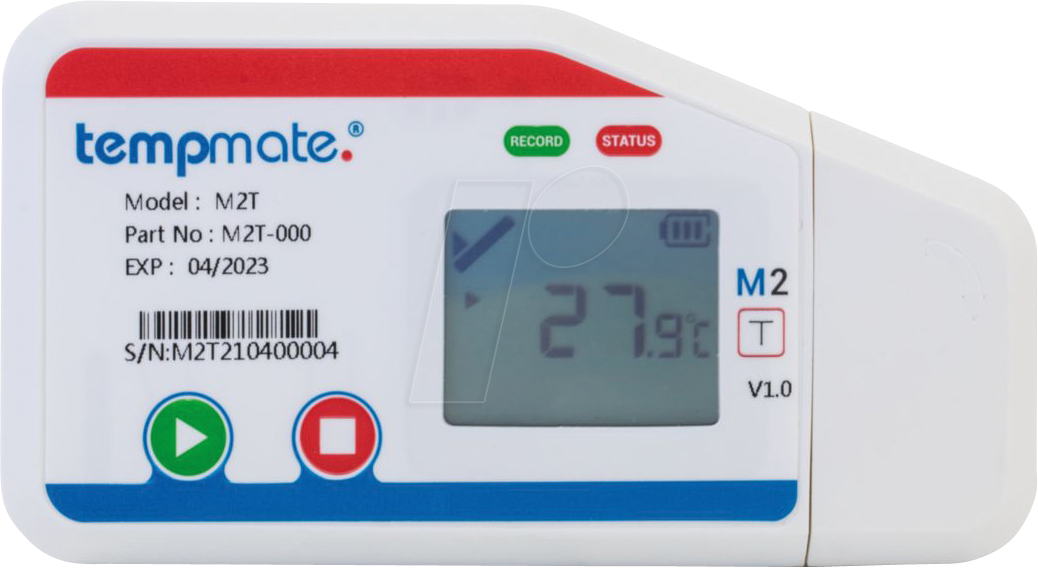 TEMPMATE M2T-000 - Mehrweg-Datenlogger, TEMPMATE.®-M2T, IP65 von TEMPMATE