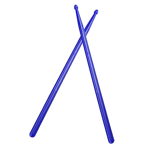 TEMPNAP 1 Paar Percussion-stick Musical Musikinstrumente Geformt Trommelstöcke Tipps Schlagzeug Schlüssel Ergonomisch Trommelzubehör Percussion-instrument-stick Blue Nylon von TEMPNAP