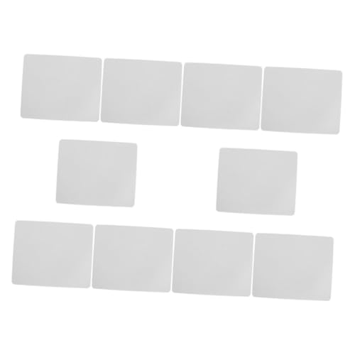 TEMPNAP 10 Stück Mauspad Unterlage Gaming - -Pad Sublimation leer Schreibtisch -Pads Leerzeichen groß Home-Office-Pad Rohlinge für den Sublimationsdruck Stoff Weiß von TEMPNAP