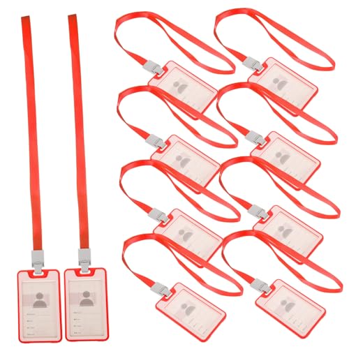 TEMPNAP 10Stücke Lanyard Wiederverwendbare Ausweishüllen Doppelseitig Transparent Leicht und Strapazierfähig für Schule Büro und Veranstaltungen TEMPNAP 10Stücke Lanyard Wiederverwendbare Ausweishüllen Doppelseitig Transparent Leicht und Strapazierfähig für Schule Büro und Veranstaltungen von TEMPNAP