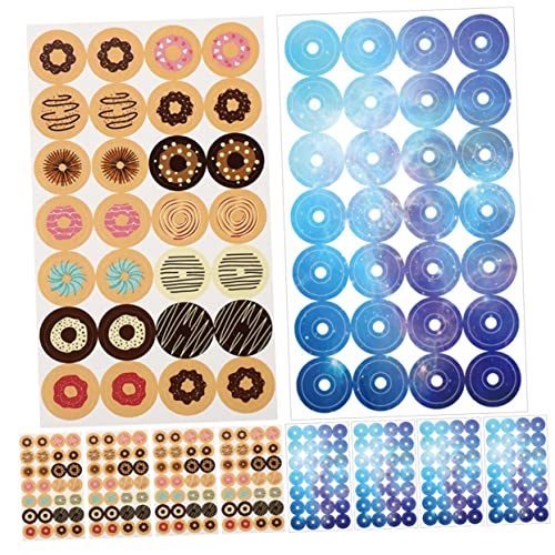 TEMPNAP 10Taschen Kreative Papieraufkleber Donut Dekorative Lochverstärker für Lose Blattpapiere Reparieren und Verstärken von Dokumenten TEMPNAP 10Taschen Kreative Papieraufkleber Donut Dekorative Lochverstärker für Lose Blattpapiere Reparieren und Verstärken von Dokumenten von TEMPNAP