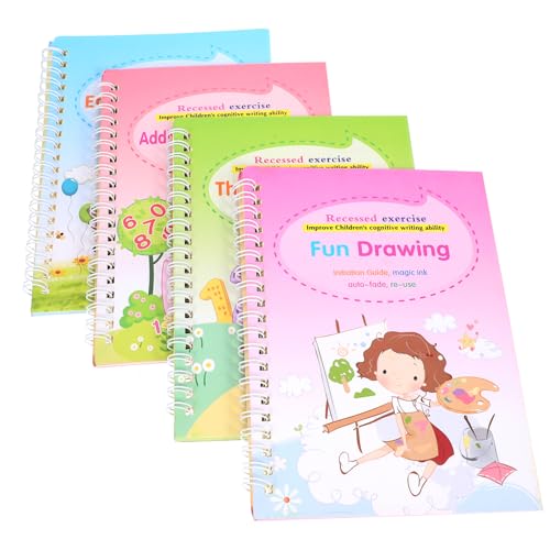TEMPNAP 1Satz Schreibheft für Handschrifttraining Groove Schreibbuch für Kalligraphie Set für Zeichnen und Alphabet für Kreativität mit Verschiedenen von TEMPNAP