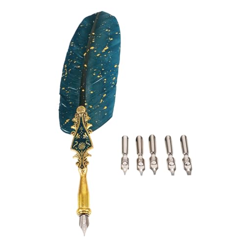 TEMPNAP 1Satz Stift Set Teilig Vintage Kalligraphie Schreibfeder mit Tintenauffang und Funktional Geschäftsgeschenk für Kalligraphie Enthusiasten TEMPNAP 1Satz Stift Set Teilig Vintage Kalligraphie Schreibfeder mit Tintenauffang und Funktional Geschäftsgeschenk für Kalligraphie Enthusiasten von TEMPNAP