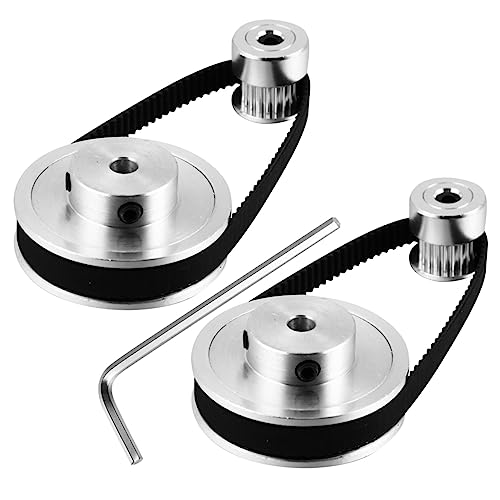 TEMPNAP 1Satz Synchronräder Set Zähne Zähne Riemenscheiben Riemen Langlebige Mechanische Antriebslösung für Präzise Drucktransmission TEMPNAP 1Satz Synchronräder Set Zähne Zähne Riemenscheiben Riemen Langlebige Mechanische Antriebslösung für Präzise Drucktransmission von TEMPNAP