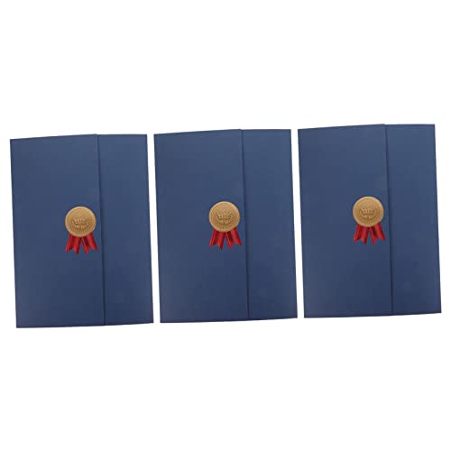 TEMPNAP 3 Stück Ehrenurkundenhüllenhalter Tür Vertragstaschen Bargeld Organizer Heiratsurkundenhalter Dokumentenhalter Bargeldfüllung Zertifikat Diplomhalter Kartenpapier Blau TEMPNAP 3 Stück Ehrenurkundenhüllenhalter Tür Vertragstaschen Bargeld Organizer Heiratsurkundenhalter Dokumentenhalter Bargeldfüllung Zertifikat Diplomhalter Kartenpapier Blau von TEMPNAP