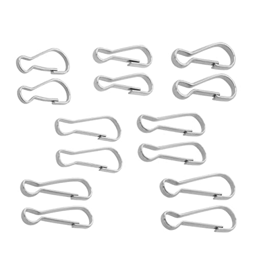 TEMPNAP 30Stücke Schlüsselbundhaken Robuste Frühlingsschnapp Clips für DIY Bastelarbeiten Schlüsselanhänger und Zubehör für Haustierkäfige und Hängematten TEMPNAP 30Stücke Schlüsselbundhaken Robuste Frühlingsschnapp Clips für DIY Bastelarbeiten Schlüsselanhänger und Zubehör für Haustierkäfige und Hängematten von TEMPNAP