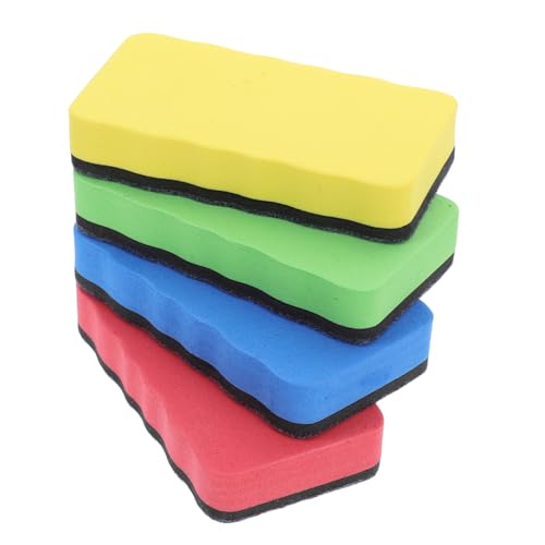 TEMPNAP 4 Stück Blackboard- und Whiteboard -Reinigungswisch Radiergummi für Trockenlöschtafel Whiteboard für die Wand trocken abwischbare Radiergummis für Eva TEMPNAP 4 Stück Blackboard- und Whiteboard -Reinigungswisch Radiergummi für Trockenlöschtafel Whiteboard für die Wand trocken abwischbare Radiergummis für Eva von TEMPNAP