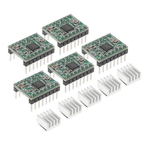 TEMPNAP 5Stücke Schrittmotorfahrer Modul mit Kühlkörper für Einstellbarer Strom Überstromschutz Auflösungsstufen Langlebig für Cnc Maschinen TEMPNAP 5Stücke Schrittmotorfahrer Modul mit Kühlkörper für Einstellbarer Strom Überstromschutz Auflösungsstufen Langlebig für Cnc Maschinen von TEMPNAP