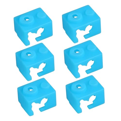 TEMPNAP 6 Stücke Silica Gel Heizung Block Sky Blau Silikon Socke Drucker Teile Und Zubehör Drucker Heizung Block von TEMPNAP