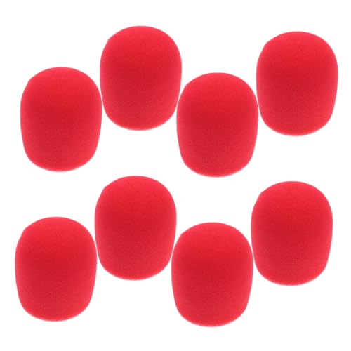 TEMPNAP 8 Stück Mikrofontasche Mikrofon-schutzhülle Mikrofonabdeckung Mikrofonschutz Mikrofon-schaumstoffabdeckung Zubehör Für Mikrofone Mikrofon-windschutzscheiben-schutzhülle Rot Schwamm TEMPNAP 8 Stück Mikrofontasche Mikrofon-schutzhülle Mikrofonabdeckung Mikrofonschutz Mikrofon-schaumstoffabdeckung Zubehör Für Mikrofone Mikrofon-windschutzscheiben-schutzhülle Rot Schwamm von TEMPNAP