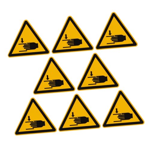 TEMPNAP 8 Stück Sicherheitswarnschilder Achtung Zeichen Sicherer Aufkleber Warnzubehör Warnaufkleber Für Autos Sicherheitsschildaufkleber Selbstklebendes Vinyl TEMPNAP 8 Stück Sicherheitswarnschilder Achtung Zeichen Sicherer Aufkleber Warnzubehör Warnaufkleber Für Autos Sicherheitsschildaufkleber Selbstklebendes Vinyl von TEMPNAP