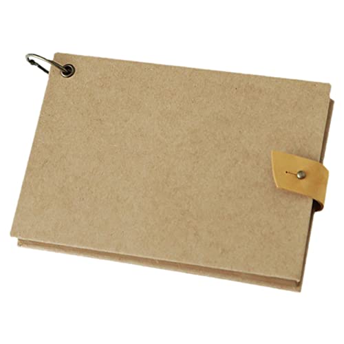 TEMPNAP Kraft Notizblock reisen Scrapbooking Journal Book Notizpolster Schreibtisch Notizblock Beachten Sie Pads Notizbuch Tagebuch einfaches Notizbuch Schreibbuch Kraftpapier von TEMPNAP