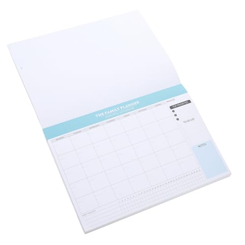 TEMPNAP Monatsplan-Notizblock monatlich täglich Tracker Checklistenplaner für Monatsplaner Wochenplaner Kalender Checklistenplaner für Studenten Agendaplaner für Papier Blue von TEMPNAP