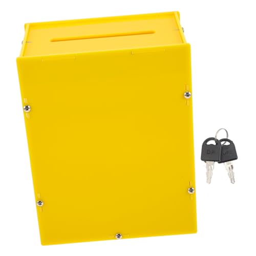 TEMPNAP Wandverriegelungsbox aus Robustem Acryl Sichere Stimmbox mit Schlitz und Schloss für Spendenaktionen und Meinungsumfragen TEMPNAP Wandverriegelungsbox aus Robustem Acryl Sichere Stimmbox mit Schlitz und Schloss für Spendenaktionen und Meinungsumfragen von TEMPNAP