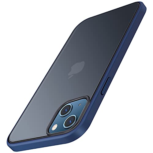 TENDLIN Kompatibel mit iPhone 13 Mini Hülle Matt Translucent Kratzfest PC Rückseite und TPU Stoßstange Schutz Handyhülle iPhone 13 Mini - Blau TENDLIN Kompatibel mit iPhone 13 Mini Hülle Matt Translucent Kratzfest PC Rückseite und TPU Stoßstange Schutz Handyhülle iPhone 13 Mini - Blau von TENDLIN