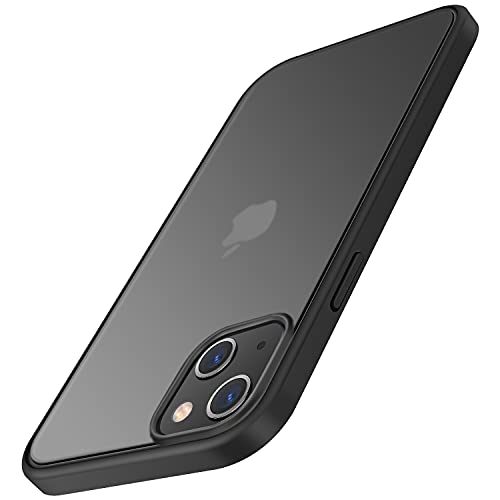 TENDLIN Kompatibel mit iPhone 13 Mini Hülle Matt Translucent Kratzfest PC Rückseite und TPU Stoßstange Schutz Handyhülle iPhone 13 Mini - Schwarz TENDLIN Kompatibel mit iPhone 13 Mini Hülle Matt Translucent Kratzfest PC Rückseite und TPU Stoßstange Schutz Handyhülle iPhone 13 Mini - Schwarz von TENDLIN