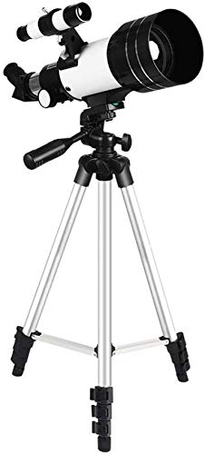 Astronomisches Teleskop für Kinder, Reflektor-Teleskop für Anfänger, optische HD-Linse, tragbares Teleskop mit Rucksack und Stativ (Farbe: Paket 4) (Paket 4) von TENGJU