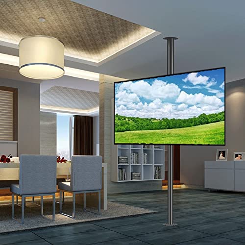 TENGJU Boden-Teleskophalterung - LCD-Fernseher 360 Grad drehbarer Rahmen Bodenständer Trennwand Drehrahmen Drehbarer TV-Schrank Drehfuß TENGJU Boden-Teleskophalterung - LCD-Fernseher 360 Grad drehbarer Rahmen Bodenständer Trennwand Drehrahmen Drehbarer TV-Schrank Drehfuß von TENGJU