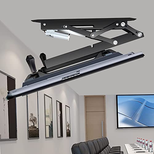 TENGJU Decken-TV-Halterung – Motorisierte Erhöhungshalterung, Teleskop-Decken-TV-Halterung mit automatischem Anheben, passend für 81,3–178,8 cm (32–70 Zoll) Fernseher, 0–85 ° hochklappbare von TENGJU