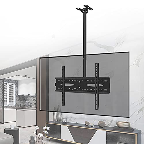 TENGJU TV-Ständer, Decken-TV-Halterung, Teleskop-Decken-TV-Halterung für 101,6 bis 70 Zoll Flachbildfernseher, neig- und schwenkbares Design, Metall-Erweiterungsschraubenbefestigung TENGJU TV-Ständer, Decken-TV-Halterung, Teleskop-Decken-TV-Halterung für 101,6 bis 70 Zoll Flachbildfernseher, neig- und schwenkbares Design, Metall-Erweiterungsschraubenbefestigung von TENGJU