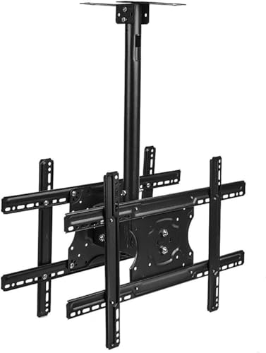 TENGJU Teleskop-TV-Halterung, Decken-TV-Halterung, doppelseitige TV-Halterung für 81,3 - 190,5 cm Flachbildfernseher, faltbare TV-Halterung TENGJU Teleskop-TV-Halterung, Decken-TV-Halterung, doppelseitige TV-Halterung für 81,3 - 190,5 cm Flachbildfernseher, faltbare TV-Halterung von TENGJU