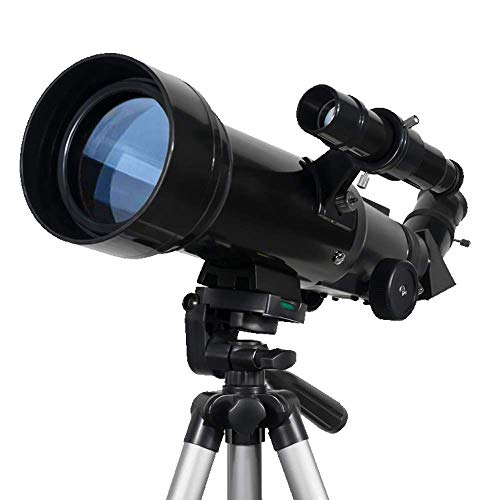 Teleskop, 70 mm, Astronomisches Refraktor-Teleskop für Kinder und Erwachsene, Anfänger, Reflektor-Teleskop mit Stativ und Rucksack, Zielfernrohr zur Beobachtung von Mond und Planeten Teleskop, 70 mm, Astronomisches Refraktor-Teleskop für Kinder und Erwachsene, Anfänger, Reflektor-Teleskop mit Stativ und Rucksack, Zielfernrohr zur Beobachtung von Mond und Planeten von TENGJU