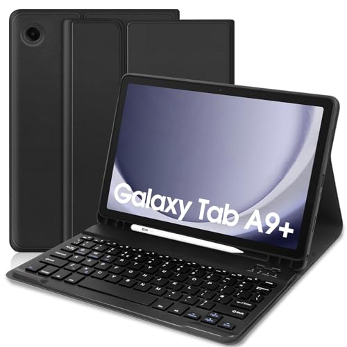 TENGWUDZ Tastatur Hülle für Samsung Galaxy Tab A9+ / A9 Plus 11 Zoll 2023 von TENGWUDZ