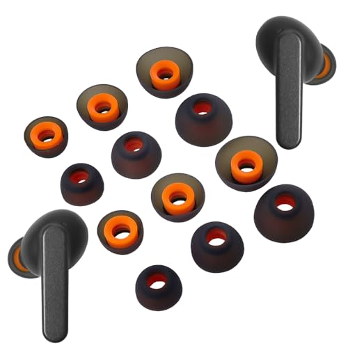 TENNMAK 12 x Ersatz-Ohrstöpsel für JBL Live Pro + TWS Kopfhörer, 6 Paar von TENNMAK