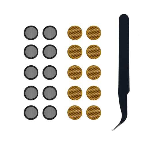 TENNMAK Staubdichter Netz-Ersatz für JBL Vibe Beam & JBL Vibe 200TWS & JBL Wave Beam Kopfhörer, Staubfilter, 10 Paar von TENNMAK