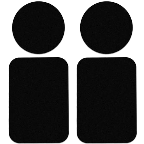 TENOC Handy-Magnet-Halterung, Metallplatten, universelle selbstklebende magnetische Autohalterung/Wiege, Umwandlungszubehör, 4 Stück, Schwarz TENOC Handy-Magnet-Halterung, Metallplatten, universelle selbstklebende magnetische Autohalterung/Wiege, Umwandlungszubehör, 4 Stück, Schwarz von TENOC