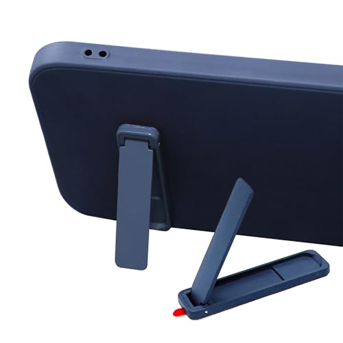 TENOC Handy-Ständer, universal, tragbar, haftend, vertikaler und horizontaler Ständer, verstellbare Halterung für Handyhülle, 2 Stück, Blau von TENOC