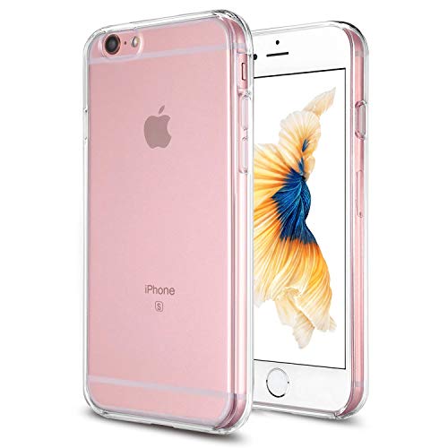 TENOC Handyhülle Kompatibel für Apple iPhone 6S Plus und iPhone 6 Plus 5.5 Zoll, Crystal Clear Ultra Slim Cases Soft TPU Cover Full Protective Bumper TENOC Handyhülle Kompatibel für Apple iPhone 6S Plus und iPhone 6 Plus 5.5 Zoll, Crystal Clear Ultra Slim Cases Soft TPU Cover Full Protective Bumper von TENOC