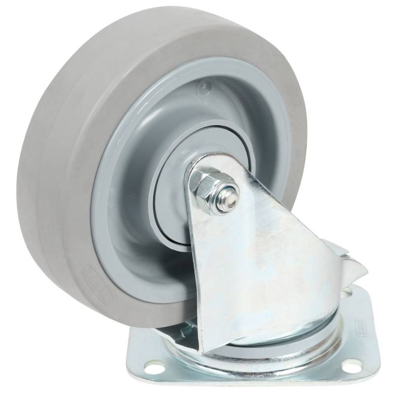 TENTE 3470 UFP 160 P63 Schwenkrolle, grau, 160 mm von TENTE