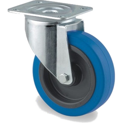TENTE 3470 UFR 100 P62 Schwenkrolle, blau, 100 mm von TENTE