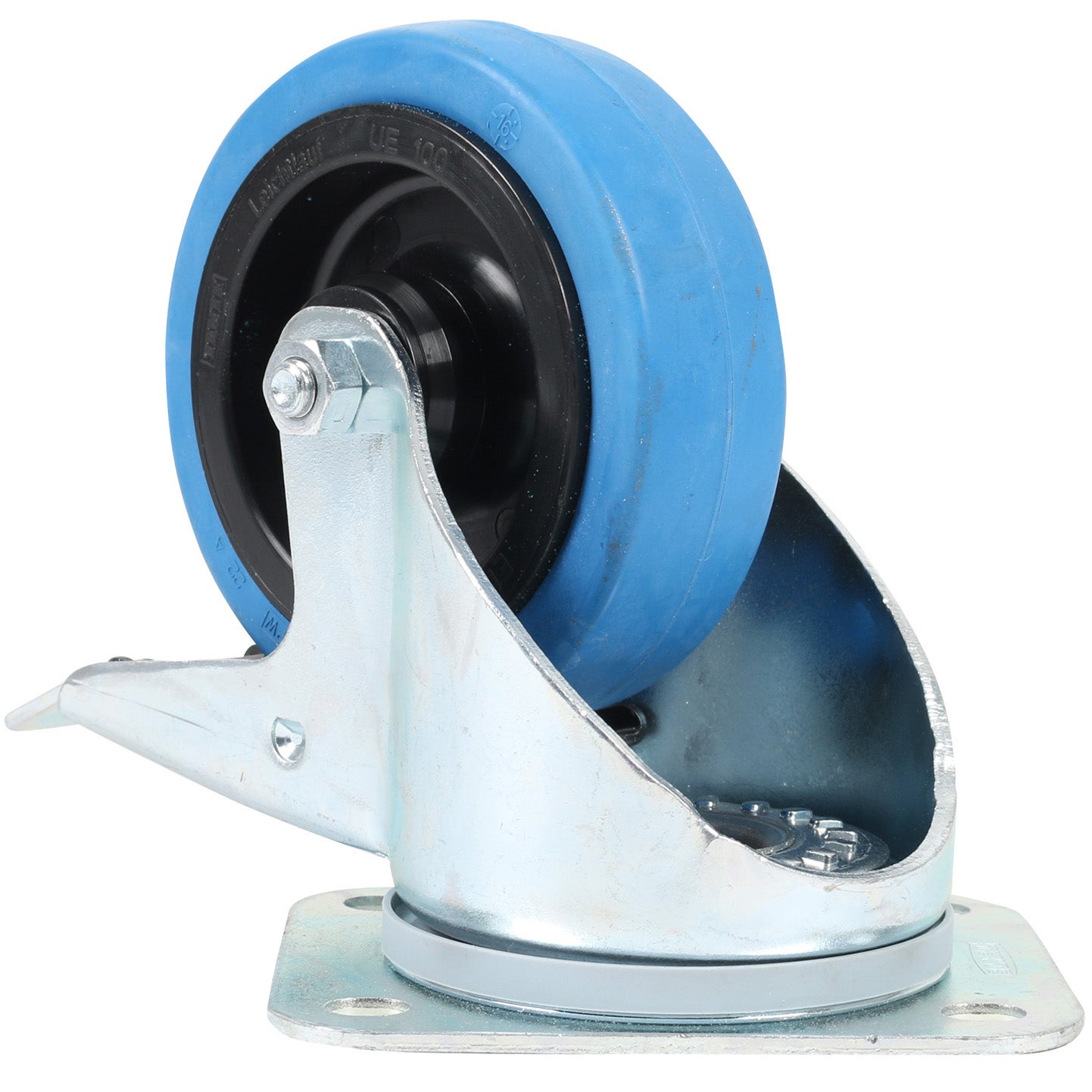 TENTE 3477 UFR 100 P62 Schwenkrolle mit Bremse, blau, 100 mm TENTE 3477 UFR 100 P62 Schwenkrolle mit Bremse, blau, 100 mm von TENTE