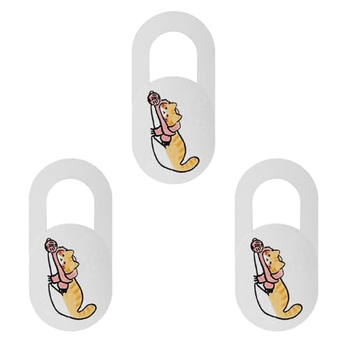TERNCOEW Niedlicher Tier-Webcam-Objektivschutz, Kamerablocker, geeignet für Privatsphäre auf mobilen Geräten, Tablets, Laptops von TERNCOEW