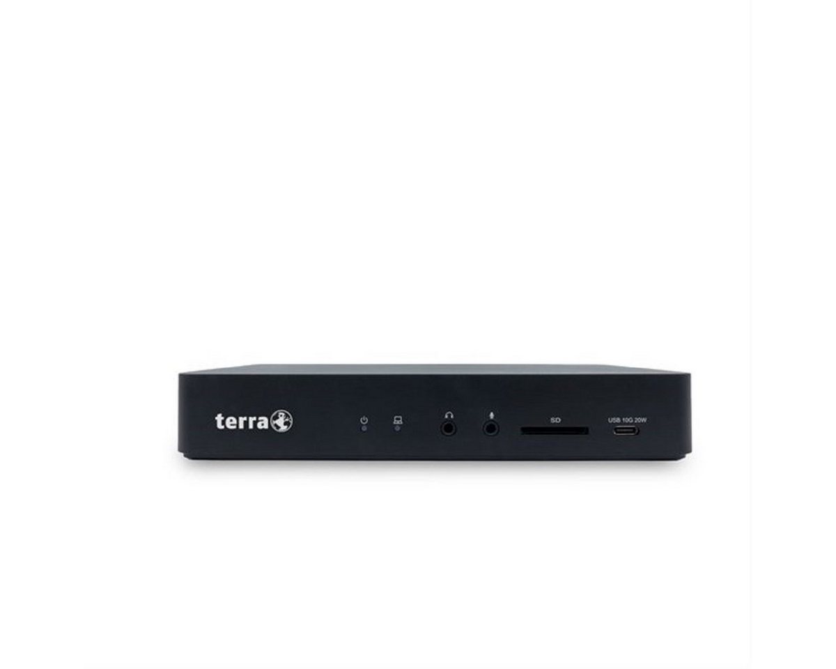 TERRA Laptop-Dockingstation TERRA MOBILE Dockingstation 810 USB-C/Triple 4K inkl.135W Netzteil, 4K, USB-C, 3x HDMI, 3x DisplayPort u.a. von TERRA