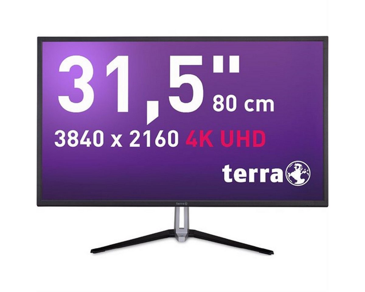 TERRA TERRA LCD/LED 3290W 4K DP/HDMI/HDR LCD-Monitor (80 cm/31.5 , 1,07 Milliarden Farben (10 Bit) px, 3840 x 2160, 5 ms Reaktionszeit, VA, 4K UHD HDMI DisplayPort)" von TERRA