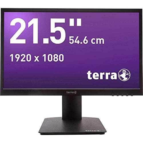 Wortmann AG 3030030 LED Display 54,6 cm (21,5 Zoll) Full HD schwarz – Flachbildschirme für PC (54,6 cm (21,5 Zoll), 1920 x 1080 Pixel, Full HD, LED, 5 ms, schwarz) von TERRA