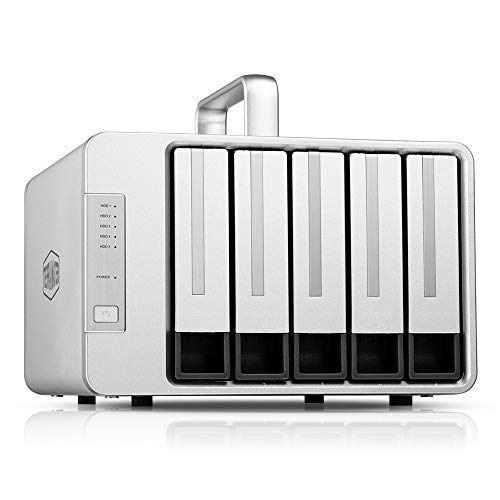 TERRAMASTER D5 Thunderbolt3 5-Bay Externes Festplattengehäuse Gehäuse RAID 0/RAID1/RAID5/RAID10/JBOD Festplattengehäuse RAID-Speicher von TERRAMASTER