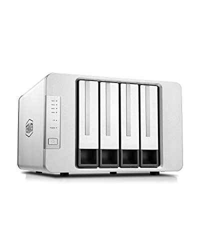 TERRAMASTER F4-423 4 Bay Hochleistungs NAS Gehäuse - Netzwerkspeicher mit 2.5GbE Konnektivität, N5095 Quad-Core-CPU, 4GB DDR4 RAM, Netzwerkspeicherserver (ohne Festplatte) von TERRAMASTER