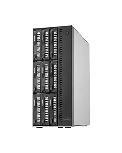 TERRAMASTER T9-423 9 Bay Hochleistungs NAS Gehäuse - Netzwerkspeicher mit 2.5GbE Konnektivität, N5105/5095 Quad-Core-CPU, 8GB DDR4 RAM, Netzwerkspeicherserver (ohne Festplatte) von TERRAMASTER