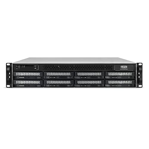 TERRAMASTER U8-423 2,5 GbE NAS Rackmount 2U 8-Bay High Performance für SMB mit N5105/5095 Quad-Core-CPU, 4 GB DDR4-Speicher, 2,5 GbE-Port x 2, Netzwerkspeicherserver (ohne Festplatte) von TERRAMASTER