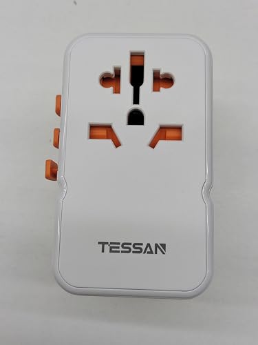 TESSAN Reiseadapter Weltweit USB C PD Fast Charge von TESSAN