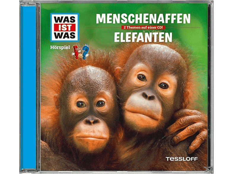 Was Ist - Folge 33: Menschenaffen/Elefanten (CD) von TESSLOFF