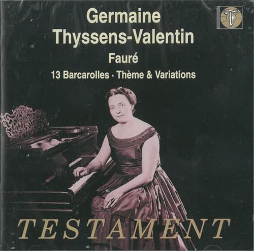13 Barcarolen/Theme et Variati von Testament