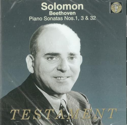 Solomon spielt Beethoven (Sonaten Nr. 1, 3, 32) (Aufnahmen 1951 / 1952) von Import
