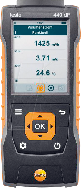 TESTO 0560 4402 - Klimamessgerät mit Differenzdrucksensor testo 440DP von TESTO